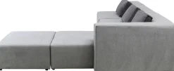 Narożnik Duży Modułowy Szary 357x182 Cm Prawy*KARE Design New
