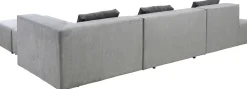 Narożnik Duży Modułowy Szary 357x182 Cm Prawy*KARE Design New