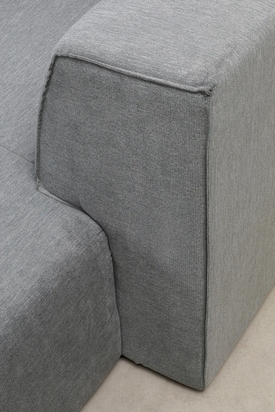 Narożnik Duży Modułowy Szary 357x182 Cm Prawy*KARE Design New