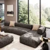Narożnik 2-elementowy Nowoczesny Czarno-biały 334x180 Cm*KARE Design Online