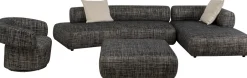 Narożnik 2-elementowy Nowoczesny Czarno-biały 334x180 Cm*KARE Design Online