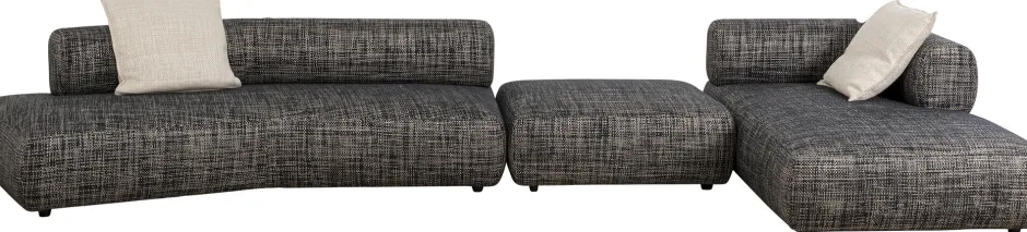 Narożnik 2-elementowy Nowoczesny Czarno-biały 334x180 Cm*KARE Design Online