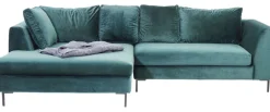 Narożnik Gianna 290x167 Cm Zielony Lewy*KARE Design Outlet