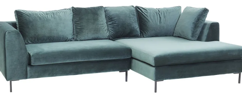 Narożnik Gianna 290x167 Cm Zielony Prawy*KARE Design Discount