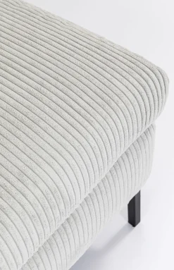 Narożnik Gianni Cord 290x167 Cm Szary Prawy*KARE Design Online