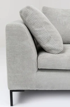 Narożnik Gianni Cord 290x167 Cm Szary Prawy*KARE Design Online