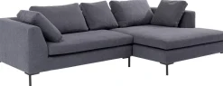 Narożnik Gianni 290x167 Cm Szary Prawy - Nogi Czarne*KARE Design Hot