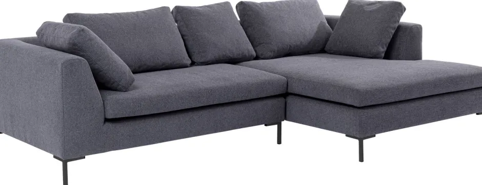 Narożnik Gianni 290x167 Cm Szary Prawy - Nogi Czarne*KARE Design Hot