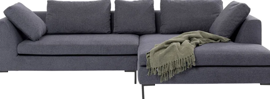 Narożnik Gianni 290x167 Cm Szary Prawy - Nogi Czarne*KARE Design Hot