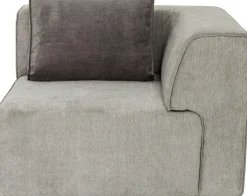 Narożnik Infinity Chenille 100x100 Cm Prawy Szary*KARE Design