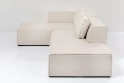 Narożnik Infinity Ottomane 306x182 Cm Kremowy Lewy*KARE Design New