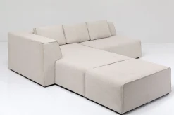 Narożnik Infinity Ottomane 306x182 Cm Kremowy Lewy*KARE Design New