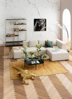 Narożnik Infinity Ottomane 306x182 Cm Kremowy Prawy*KARE Design Hot