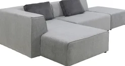 Narożnik Infinity Szary 302x182 Cm Lewostronny*KARE Design New