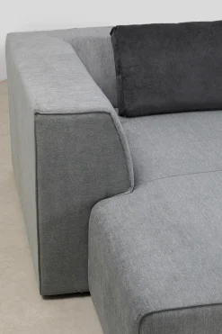Narożnik Infinity Szary 302x182 Cm Lewostronny*KARE Design New