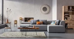 Narożnik Infinity Szary 302x182 Cm Prawostronny*KARE Design Best