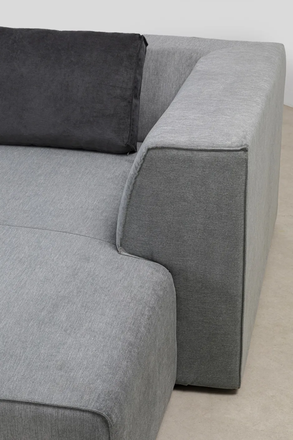 Narożnik Infinity Szary 302x182 Cm Prawostronny*KARE Design Best