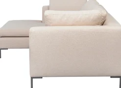 Narożnik Lewy W Kolorze Kremowym Nogi Stalowe 250x167 Cm*KARE Design Hot