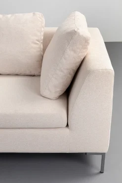 Narożnik Lewy W Kolorze Kremowym Nogi Stalowe 250x167 Cm*KARE Design Hot