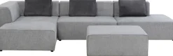 Narożnik Modułowy Duży Szary Lewy 357x182 Cm*KARE Design Sale