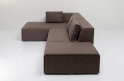 Narożnik Modułowy Infinity Dolce 306x182 Cm Brązowy Lewy*KARE Design New