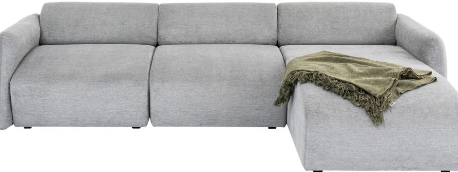 Narożnik Modułowy Lucca 255x158 Cm Szary Prawy*KARE Design Online
