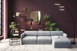 Narożnik Modułowy Lucca 255x158 Cm Szary Prawy*KARE Design Online