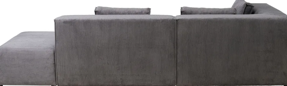 Narożnik Modułowy Sztruksowy Szary Lewy 306x182 Cm*KARE Design New