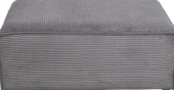 Narożnik Modułowy Sztruksowy Szary Lewy 306x182 Cm*KARE Design New