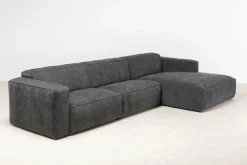 Narożnik Modułowy Tapicerowany Szary Prawy 335x170 Cm*KARE Design Clearance