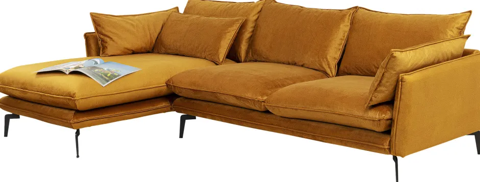 Narożnik Monza 296x175 Cm Kolor Curry - Lewy*KARE Design Hot
