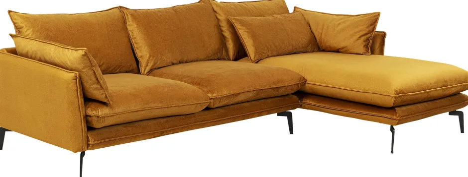 Narożnik Monza 296x175 Cm Kolor Curry - Prawy*KARE Design Online