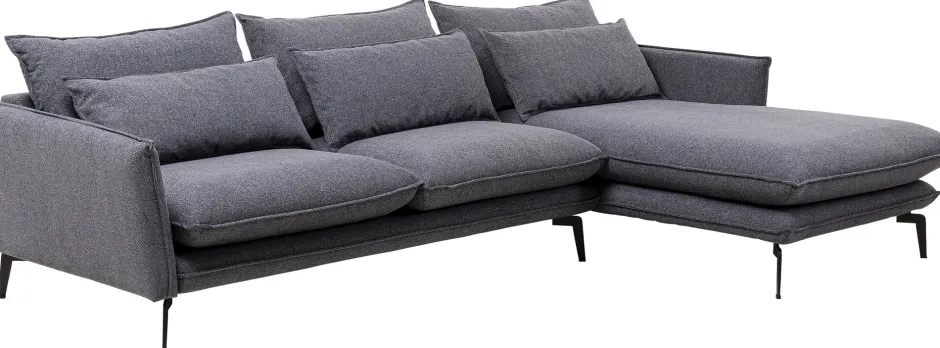 Narożnik Monza 296x175 Cm Szary - Prawy*KARE Design