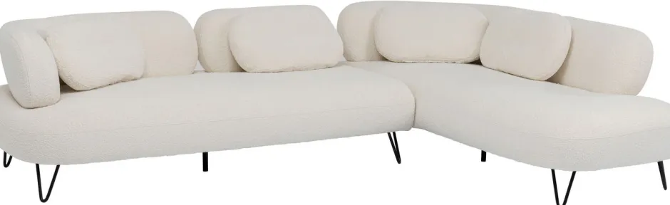 Narożnik Peppo 286x196 Cm Biały Prawy*KARE Design Sale
