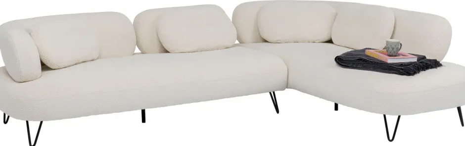Narożnik Peppo 286x196 Cm Biały Prawy*KARE Design Sale