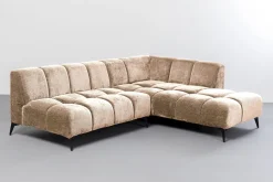 Narożnik Prawy Kremowy Nogi Czarne 250x200 Cm*KARE Design Hot