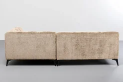 Narożnik Prawy Kremowy Nogi Czarne 250x200 Cm*KARE Design Hot