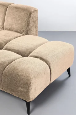 Narożnik Prawy Kremowy Nogi Czarne 250x200 Cm*KARE Design Hot