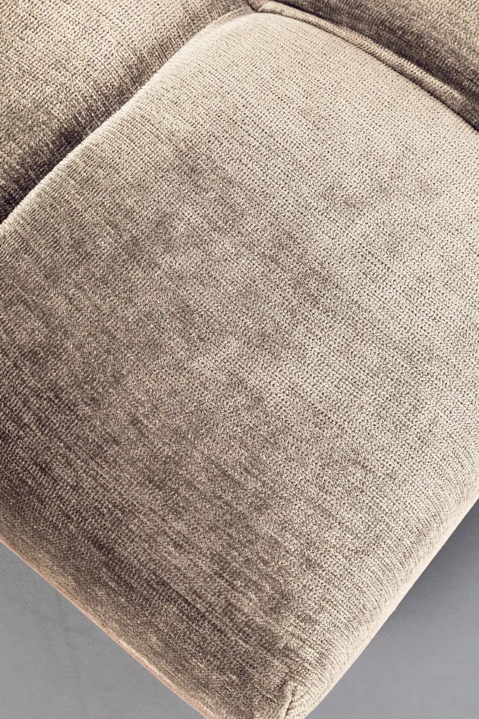 Narożnik Prawy Kremowy Nogi Czarne 250x200 Cm*KARE Design Hot