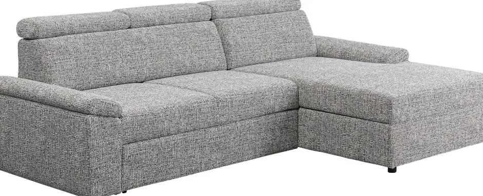 Narożnik Prawy Rozkładany Z Pojemnikiem I Zagłówkami 250x170 Cm*KARE Design Sale