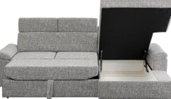 Narożnik Prawy Rozkładany Z Pojemnikiem I Zagłówkami 250x170 Cm*KARE Design Sale
