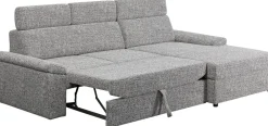 Narożnik Prawy Rozkładany Z Pojemnikiem I Zagłówkami 250x170 Cm*KARE Design Sale