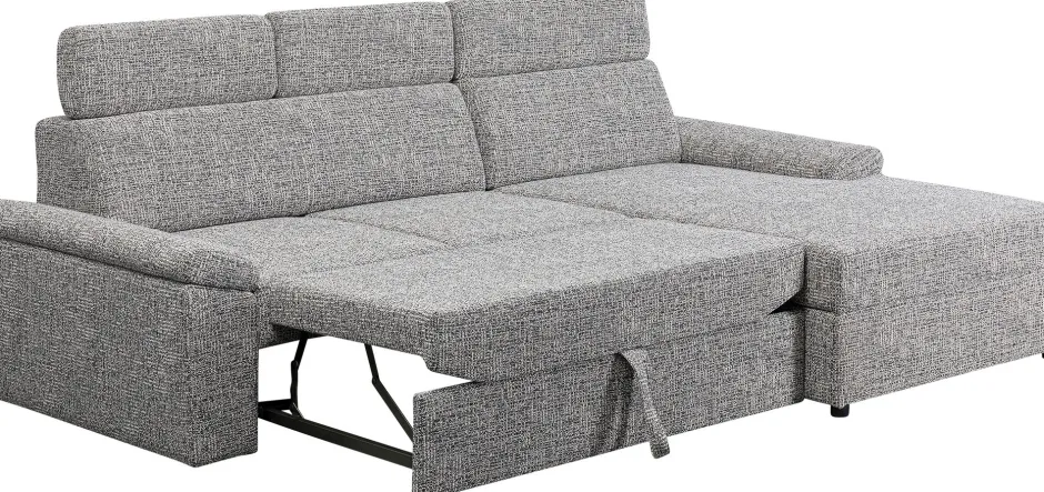 Narożnik Prawy Rozkładany Z Pojemnikiem I Zagłówkami 250x170 Cm*KARE Design Sale
