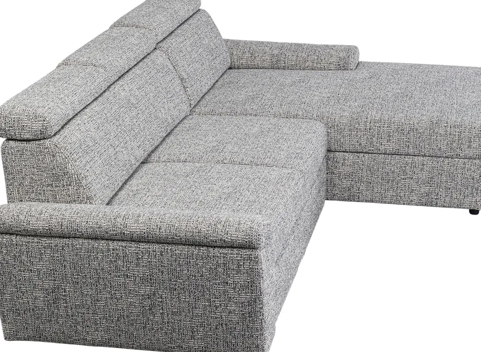 Narożnik Prawy Rozkładany Z Pojemnikiem I Zagłówkami 250x170 Cm*KARE Design Sale