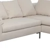 Narożnik Prawy W Kolorze Kremowym Nogi Stalowe 250x167 Cm*KARE Design