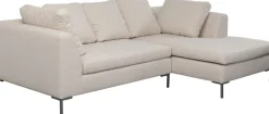 Narożnik Prawy W Kolorze Kremowym Nogi Stalowe 250x167 Cm*KARE Design