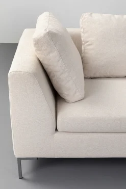 Narożnik Prawy W Kolorze Kremowym Nogi Stalowe 250x167 Cm*KARE Design