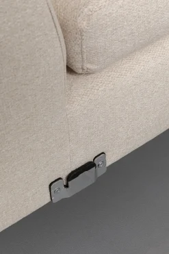 Narożnik Prawy W Kolorze Kremowym Nogi Stalowe 250x167 Cm*KARE Design