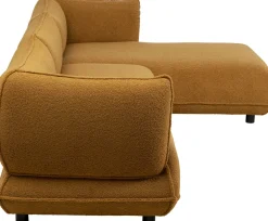 Narożnik Prawy W Kolorze żółtym Tkanina Pluszowa 302x160 Cm*KARE Design Hot
