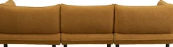 Narożnik Prawy W Kolorze żółtym Tkanina Pluszowa 302x160 Cm*KARE Design Hot